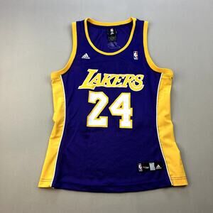 Los Angeles Lakers Kobe Bryant Jersey Womens Medium Purple Adidas Basketball NBA